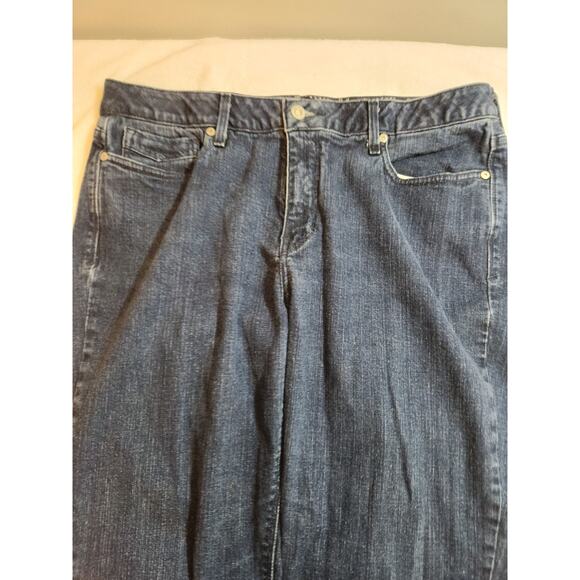 Levi's 525 Jeans Womens 14M 14 34 X 29.5 Blue Perfect Waist Straight Leg - Picture 6 of 15